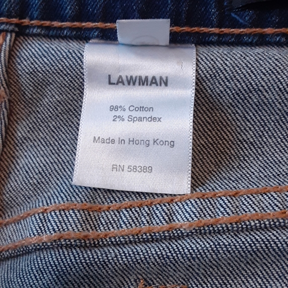 NWT, LAWMAN, Bonnie, Size 13/14, 34" Inseam,Cotton Stretchy Blend - Picture 9 of 12